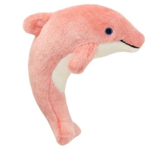 Fluff&Tuff Gisele Mini Dolphin Dog Toy Pink - Poudre Pet & Feed Supply
