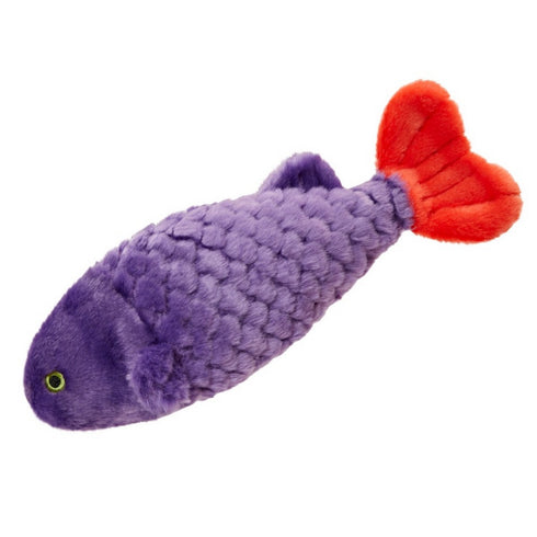 Fluff&Tuff Cici the Tropical Fish Dog Toy Purple - Poudre Pet & Feed Supply 3