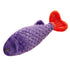 Fluff&Tuff Cici the Tropical Fish Dog Toy Purple - Poudre Pet & Feed Supply 3