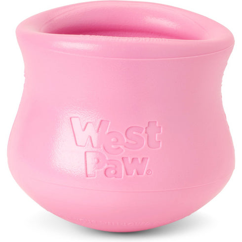 WEST PAW Toppl Toy for Dogs, Bubblegum, XL, 3.75" x 4.75" x 4.75" - Poudre Pet and Feed Supply