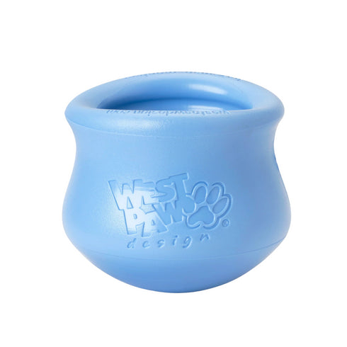WEST PAW Toppl Toy for Dogs, Periwinkle, XL, 3.75" x 4.75" x 4.75" - Poudre Pet and Feed Supply