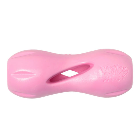 WEST PAW Qwizl Toy for Dogs, Bubblegum, L, 6.5" - Poudre Pet and Feed Supply