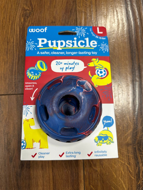 Woof Pupsicle 4th of July Edition – Fun and Durable Dog Toy