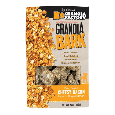 K9 Granola Factory BARK Cheesy Bacon Dog Treats 10oz - Poudre Pet & Feed Supply