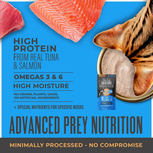Tiki Cat Solutions Mineral Balance Tuna & Salmon Wet Cat Food 2.4oz - Poudre Pet & Feed Supply 3