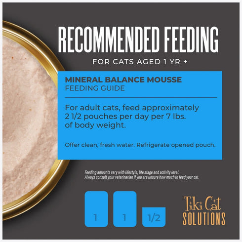 Tiki Cat Solutions Mineral Balance Tuna & Salmon Wet Cat Food 2.4oz - Poudre Pet & Feed Supply 5