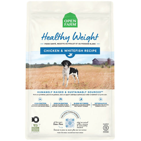 Open Farm Chicken & Whitefish Healthy Weight Dry Dog Food 22lb - Poudre Pet & Feed Supply