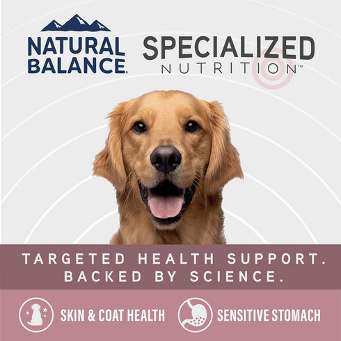 Natural Balance Sensitive Skin & Stomach Salmon & Oatmeal Dry Dog Food 3.5lb - Poudre Pet & Feed Supply 3