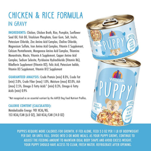 Weruva Puppy Chicken & Rice Formula in Gravy Wet Cat Food 14oz - Poudre Pet & Feed Supply 3