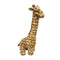 Petlou Zoo Friends Giraffe Squeaky Plush Dog Toy, Green, 26-in