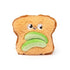 FuzzYard Avocado & Toast dog toys, 2 pack
