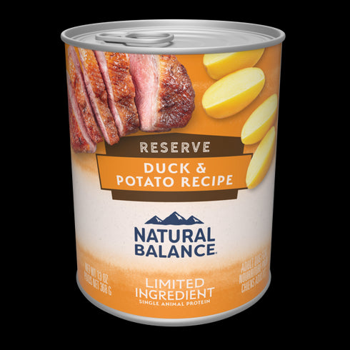 Natural Balance Reserve Limited Ingredient Wet Dog Food - Duck & Potato - 13oz Can