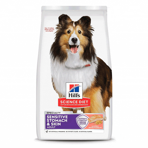 Hill's Science Diet Adult Sensitive Stomach & Skin Dry Dog Food - Salmon & Brown Rice - 24lb Bag