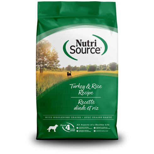 Nutrisource Dry Dog Food - Turkey & Rice - 26lb Bag