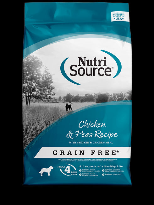 NutriSource Grain Free Dry Dog Food - Chicken - 4lb Bag