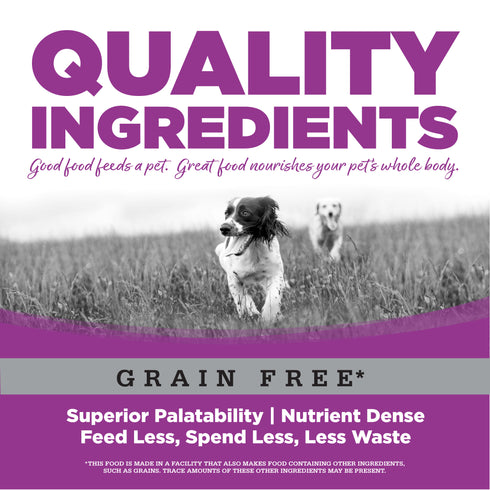 NutriSource Grain Free Large Breed Puppy Dry Dog Food - Turkey, Whitefish, & Menhaden Fish - 12lb Bag