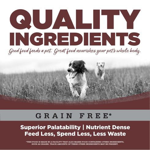 NutriSource Grain Free Prairie Select Recipe Dry Dog Food 26lb Bag