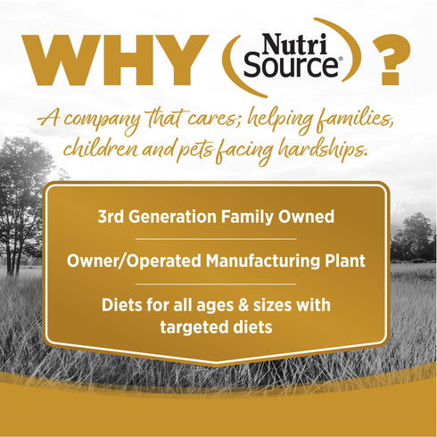 NutriSource Small Bites High Plains Grain Free Dry Dog Food 12lb Bag