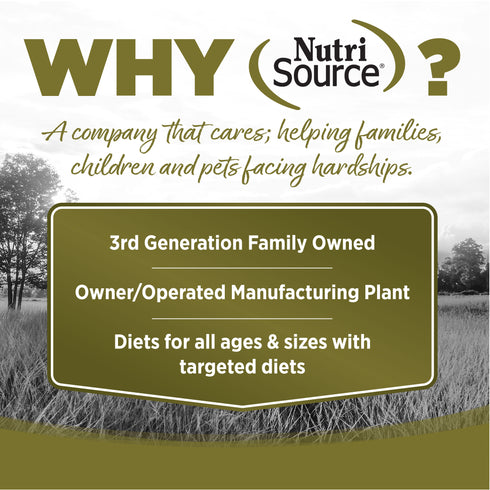 NutriSource Grain Free Small Bites Chicken & Peas Dry Dog Food 4lb Bag