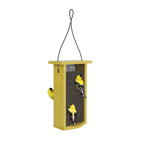 Gold Crest EcoCycle Finch Fare Thistle Mesh Bird Feeder 1.375 qt cap