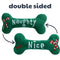 Huxley & Kent Plush Bone Dog Toy - Naughty & Nice (Double Sided) - Jumbo