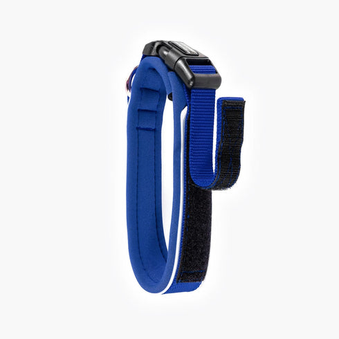 EZYDOG Neo Classic Dog Collar - Small 13.5-15" x 1 1/3" x 3/4" - Blue