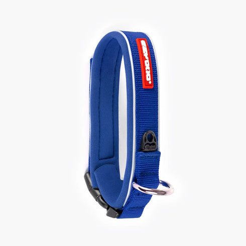 EZYDOG Neo Classic Dog Collar - Small 13.5-15" x 1 1/3" x 3/4" - Blue