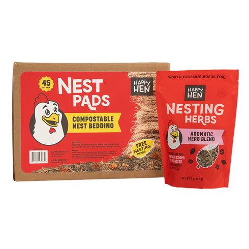 Happy Hen Treats Excelsior Nesting Pads for Chicken Coops - 15/Pack