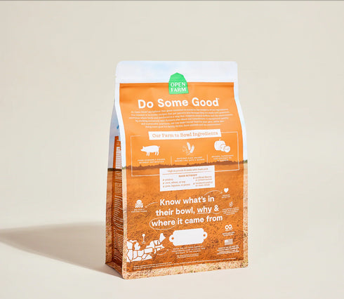 Open Farm Ancient Grains Dry Dog Food - Farmer's Table Pork & Ancient Grains - 4lb Bag