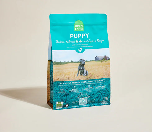 Open Farm Ancient Grains Puppy Dry Dog Food - Chicken & Salmon - 22lb Bag