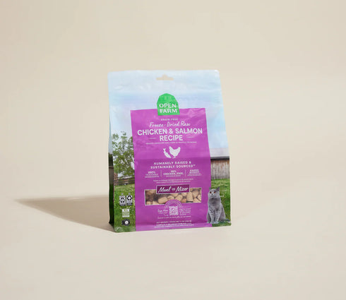 Open Farm Freeze Dried Cat Food - Chicken & Salmon- 3.5oz
