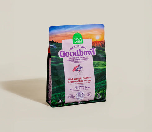 Open Farm GoodBowl Dry Cat Food - Salmon & Rice - 3lb Bag