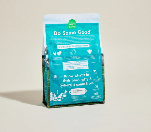 Open Farm Grain-Free Dry Cat Food - Kitten Formula - Chicken & Turkey - 4lb Bag