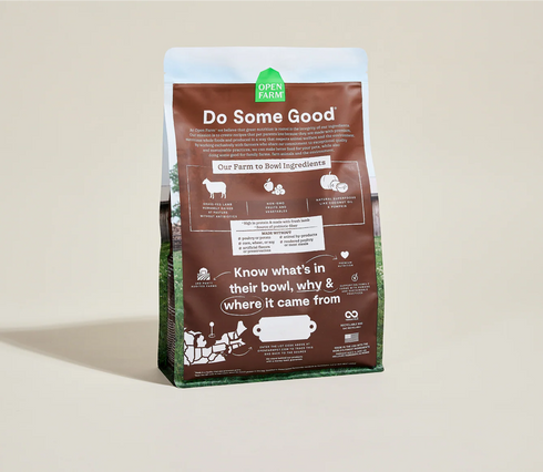 Open Farm Grain-Free Dry Cat Food - Pasture Raised Lamb - 4lb Bag