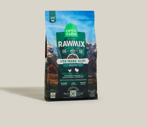 Open Farm RawMix Grain Free Dry Cat Food - Open Prairie - 8lb Bag