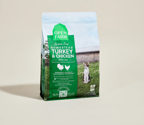 Open Farm Grain-Free Dry Cat Food - Homestead Turkey & Chicken - 4lb Bag