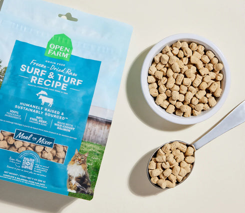 Open Farm Freeze Dried Cat Food - Surf & Turf - 3.5oz