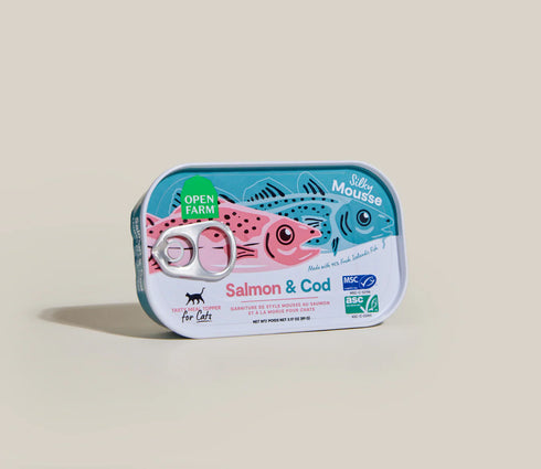 Open Farm Cat Food Topper - Salmon & Cod - 3.17oz Can