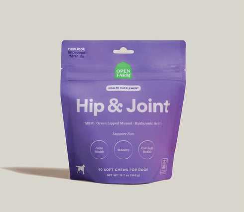 Open Farm Hip & Joint Dog Supplement Chews - 12.7oz Pouch