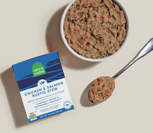 Open Farm Rustic Stew Wet Dog Food - Chicken & Salmon Rustic Stew - 12.5oz