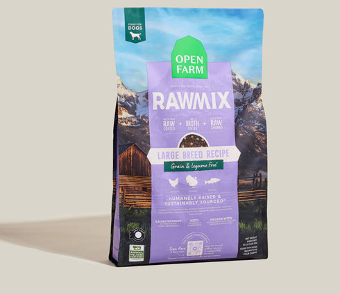 Open Farm RawMix Grain Free Large Breed Dry Dog Food - Chicken, Turkey, & Salmon - 20lb Bag
