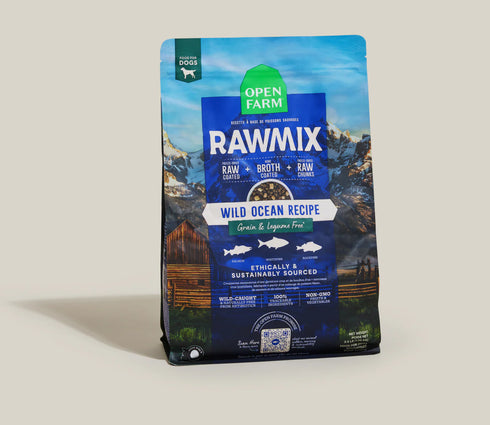 Open Farm RawMix Grain Free Dry Dog Food - Wild Ocean - 20lb Bag