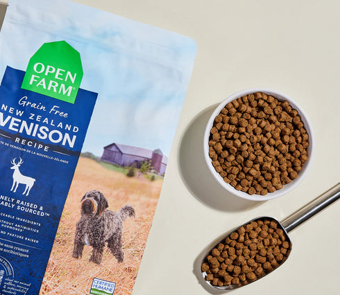 Open Farm Grain Free Dry Dog Food - New Zealand Venison - 22lb Bag