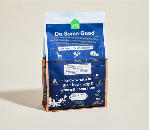 Open Farm Grain Free Dry Dog Food - New Zealand Venison - 22lb Bag