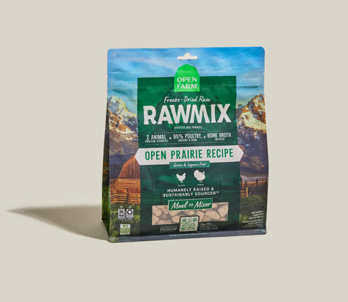 Open Farm RawMix Freeze Dried Raw Dog Food - Open Prairie - 13.5oz Bag