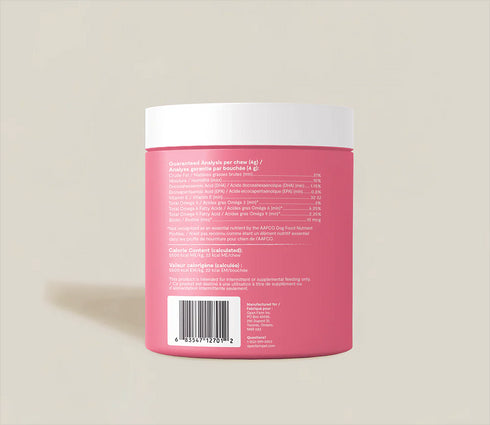 Open Farm Skin & Coat Supplement Chews for Dogs 90 Soft Chews