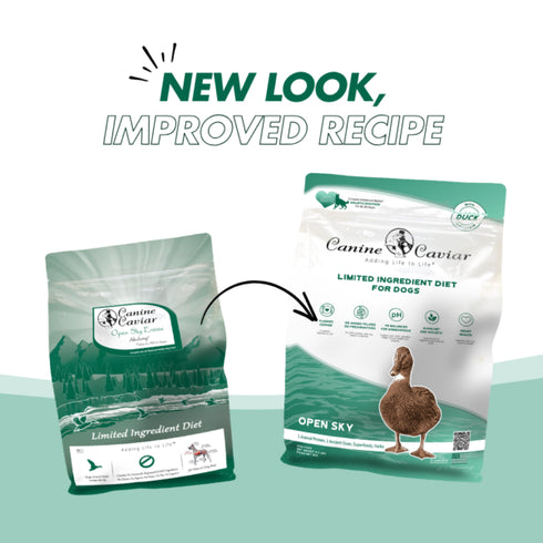 Canine Caviar Limited Ingredient Dry Dog Food - Open Sky Duck & Chickpea - 4.4lb Bag