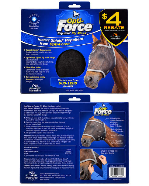 Opti Force Equine Fly Mask