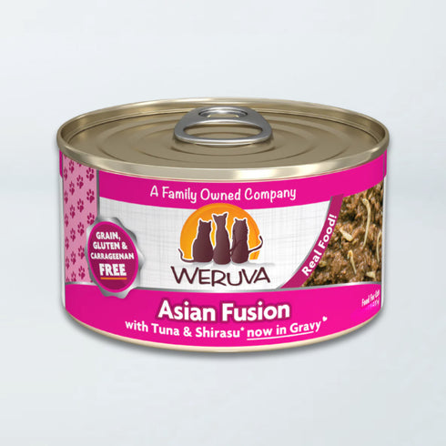 Weruva Classic Cat Wet Cat Food - Asian Fusion Tuna & Shirasu in Aspic - 3oz Can