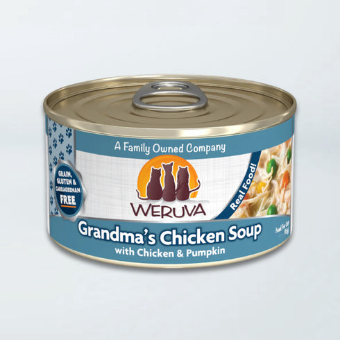 Weruva Classic Cat Wet Cat Food - Grandma's Chicken Soup Chicken & Pumpkin - 5.5oz Can